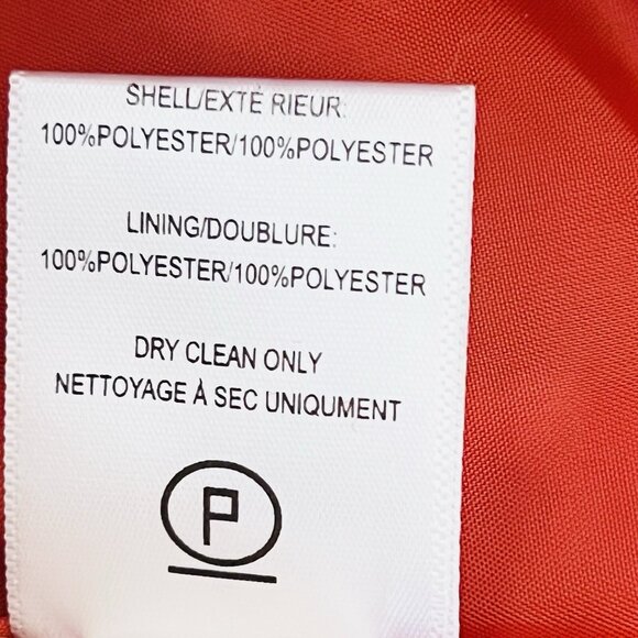 NWT VIGOSS Women's Red Crop Jacket Size Large Full Lined Buttons Flap Pockets - Picture 10 of 12